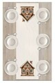 Traversa de masa, Artrunchrst-493, 40x135 cm, Poliester, Multicolor