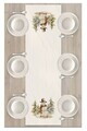 Traversa de masa, Artrunchrst-503, 40x135 cm, Poliester, Multicolor