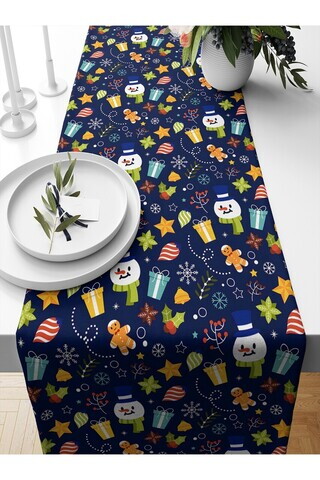 Traversa de masa, Artrunchrst-735, 40x135 cm, Poliester, Multicolor
