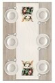 Traversa de masa, Artrunchrst-94, 40x135 cm, Poliester, Multicolor