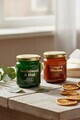 Set de lumanari, Glam Gold 110, Verde / Portocaliu