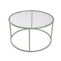 Masuta de cafea, Hanah Home, Mint-Trs-80-Nrd-Srk, Sticla temperata, Verde menta