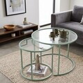 Set masute de cafea, Hanah Home, Mint-Trs-60-42-Nrd-Srk, Verde menta