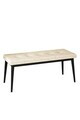 Banca, Hanah Home, Pera Bench, Crem/Negru