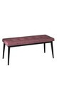 Banca, Hanah Home, Pera Bench, Roz Pădure / Negru