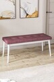 Banca, Hanah Home, Pera Bench, Trandafir praf / Alb