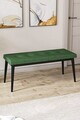Banca, Hanah Home, Pera Bench, Verde kaki / Negru