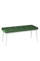 Banca, Hanah Home, Pera Bench, Verde kaki / Alb