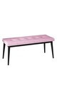 Banca, Hanah Home, Pera Bench, Roz/Negru