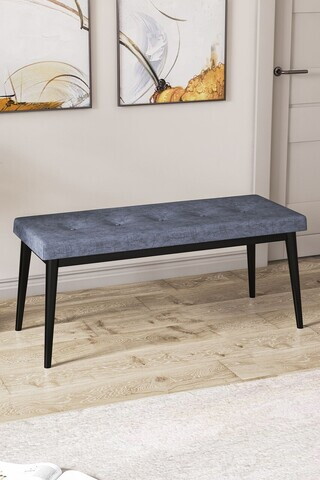 Banca, Hanah Home, Pera Bench, Afumat / Negru