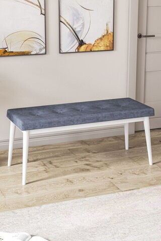 Banca, Hanah Home, Pera Bench, Afumat / Alb