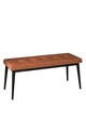 Banca, Hanah Home, Pera Bench, Teracotă / Negru