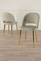 Set scaune 2 piese, Hanah Home, Pane, Crem / Aur