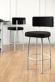 Set scaune  de bar 4 piese, Hanah Home, Wosa, Alb/Negru