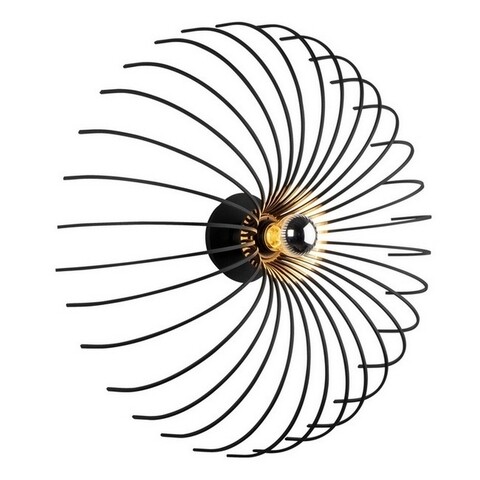 Aplica de perete Lion, Maison In Design, Ø56 cm, 1 x E27, 100W, negru