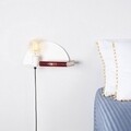Aplica de perete cu raft Shelfie, Maison in Design, 30 cm, 1 x E27, 100W, alb