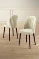 Set scaune 6 piese, Hanah Home, Mara, Crem/Maro