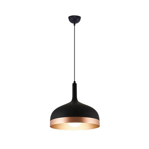Lustra Linda, Maison in Design, 1 x E27, 40W, negru/auriu