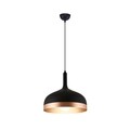 Lustra Linda, Maison in Design, 1 x E27, 40W, negru/auriu