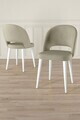 Set scaune 6 piese, Hanah Home, Pane, Crem/Alb