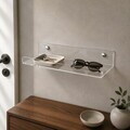 Raft de perete acrilic, Hanah Home, Vivid, 30x10x4 cm, Transparent