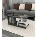 Masuta de cafea, Hanah Home, Sultan, 86.5x36.3x50 cm, Antracit