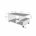 Masuta de cafea, Hanah Home, Sultan, 86.5x36.3x50 cm, Alb