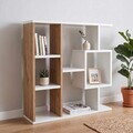Corp biblioteca, Hanah Home, Yegane, 70.9x74.5x19.7 cm, Pin Atlantic / Alb