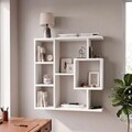 Corp biblioteca, Hanah Home, Yegane, 70.9x74.5x19.7 cm, Alb