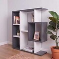 Corp biblioteca, Hanah Home, Yegane, 70.9x74.5x19.7 cm, Alb / Antracit
