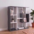 Corp biblioteca, Hanah Home, Yegane, 70.9x74.5x19.7 cm, Alb / Antracit
