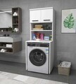 Dulap masina de spalat, Hanah Home, Washing Machine 3 Shelf, 65x34x30 cm, Alb
