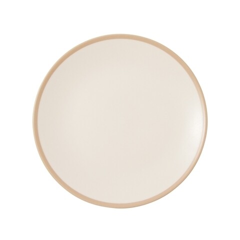 Set 6 farfurii intinse, Wald, Living & Kitchen, 20 cm Ø, ceramica, alb