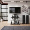 Comoda TV, Hanah Home, Lyno, 70.4x80x40.6 cm, Gri retro / Negru