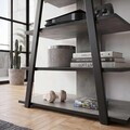 Comoda TV, Hanah Home, Lyno, 70.4x80x40.6 cm, Gri retro / Negru