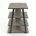 Comoda TV, Hanah Home, Lyno, 70.4x80x40.6 cm, Gri retro / Negru