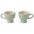 Set ceai/cafea pentru 2 persoane, Wald, Tete a Tete, 7.5 x 6.7 cm, ceramica, verde