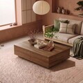 Masuta de cafea, Hanah Home, Ave14-Ce, 90x28.6x60 cm, PAL, Maro