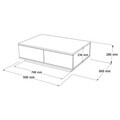 Masuta de cafea, Hanah Home, Ave14-Ce, 90x28.6x60 cm, PAL, Maro