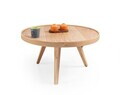 Masuta de cafea, Hanah Home, Nova 80, 80x44x80 cm, LEMN MASIV DE STEJAR, Stejar