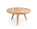 Masuta de cafea, Hanah Home, Nova 80, 80x44x80 cm, LEMN MASIV DE STEJAR, Stejar