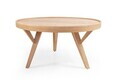 Masuta de cafea, Hanah Home, Nova 80, 80x44x80 cm, LEMN MASIV DE STEJAR, Stejar