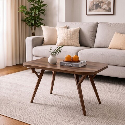 Masa, Hanah Home, Sofya, 126x75x75 cm, Maro
