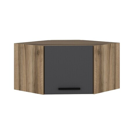 Dulap multifunctional, Hanah Home, Köşe, 74x45x44 cm, Antracit