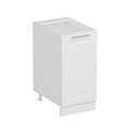 Dulap pentru bucatarie, Hanah Home, Minar, 40x87x58 cm, Alb