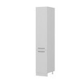 Dulap pentru bucatarie, Hanah Home, Minar, 40x222x58 cm, Alb