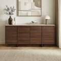 Consola, Nordure, Varen, 180x82x45 cm, Travertin / Nuc Milano