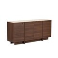 Consola, Nordure, Varen, 180x82x45 cm, Travertin / Nuc Milano