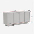 Consola, Nordure, Varen, 180x82x45 cm, Travertin / Nuc Milano