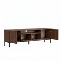 Comoda TV, Nordure, Rivoli, 160x50x35 cm, PAL, Nuc Milano / Negru